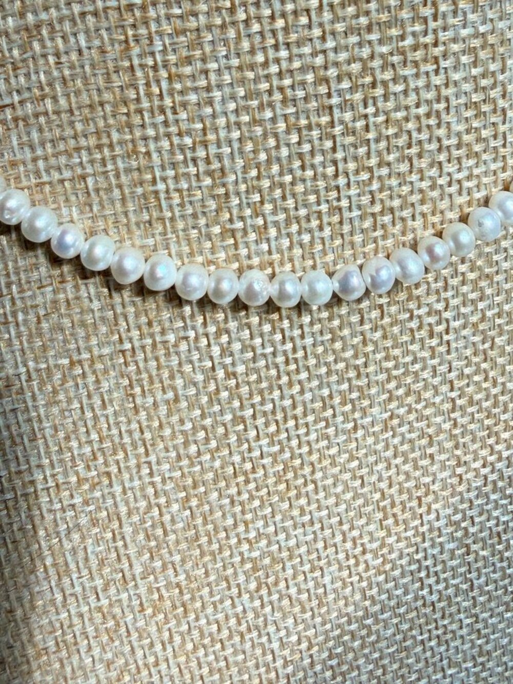 Delicate Tiny Pearl Necklace - Picture 9 of 9